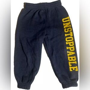 Garanimals Baby Sweat Pants Dark Blue/Size 3T w/ unstoppable on leg